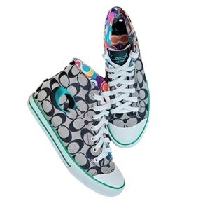 Coach Multicolor High-Top Sneakers